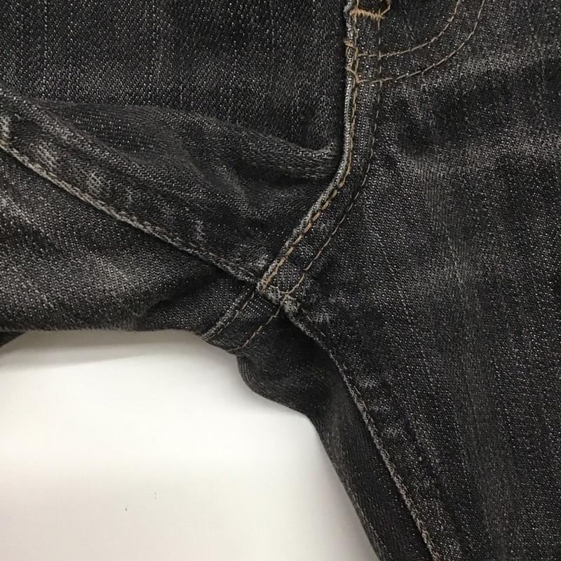リーバイストラウスアンドコー Levi Strauss & co. パンツ デニム、ジーンズ デニムパンツ スリムパンツ カジュアルパンツ ストレッチパンツ 30インチ 無地 黒 / ブラック /  メンズ USED 古着 中古 10145575