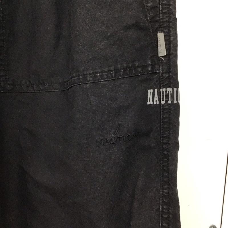 ノーティカ NAUTICA パンツ ワークパンツ、ペインターパンツ ワイドパンツ カジュアルパンツ ワークパンツ L 無地 黒 / ブラック /  メンズ USED 古着 中古 10145578