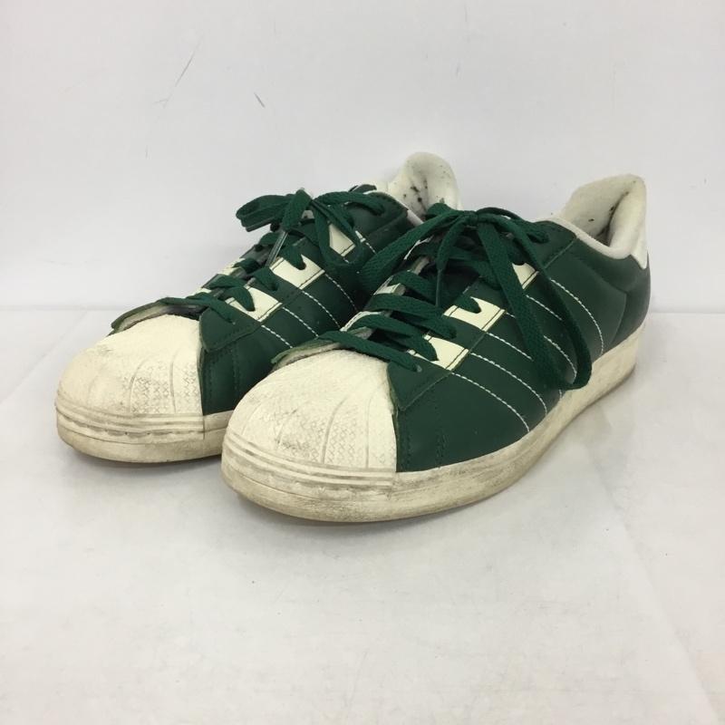 アディダス adidas スニーカー スニーカー GZ4743 SUPERSTAR スーパースター 26cm 26.0cm ロゴ、文字 緑 / グリーン /  メンズ USED 古着 中古 10145598