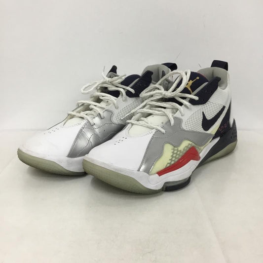 ナイキ NIKE スニーカー スニーカー CK9183 101 JORDAN ZOOM 92 29cm 29.0cm ロゴ、文字 白 / ホワイト / X 紺 / ネイビー / X 赤 / レッド /  メンズ USED 古着 中古 10145600