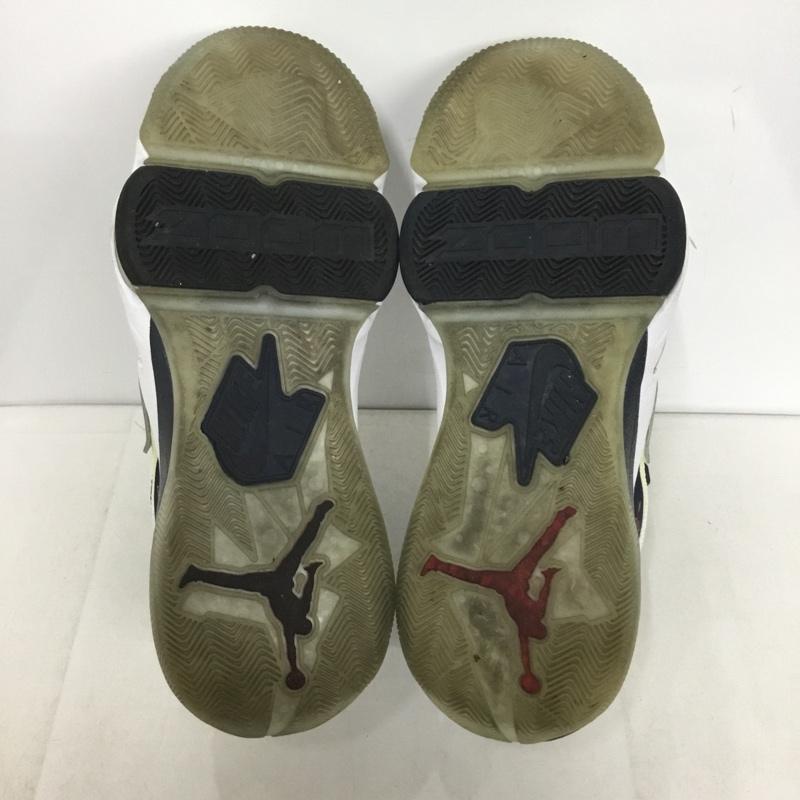 ナイキ NIKE スニーカー スニーカー CK9183 101 JORDAN ZOOM 92 29cm 29.0cm ロゴ、文字 白 / ホワイト / X 紺 / ネイビー / X 赤 / レッド /  メンズ USED 古着 中古 10145600