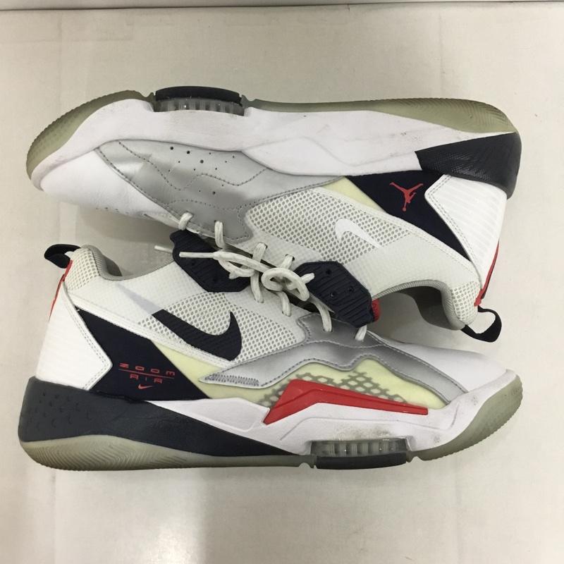 ナイキ NIKE スニーカー スニーカー CK9183 101 JORDAN ZOOM 92 29cm 29.0cm ロゴ、文字 白 / ホワイト / X 紺 / ネイビー / X 赤 / レッド /  メンズ USED 古着 中古 10145600