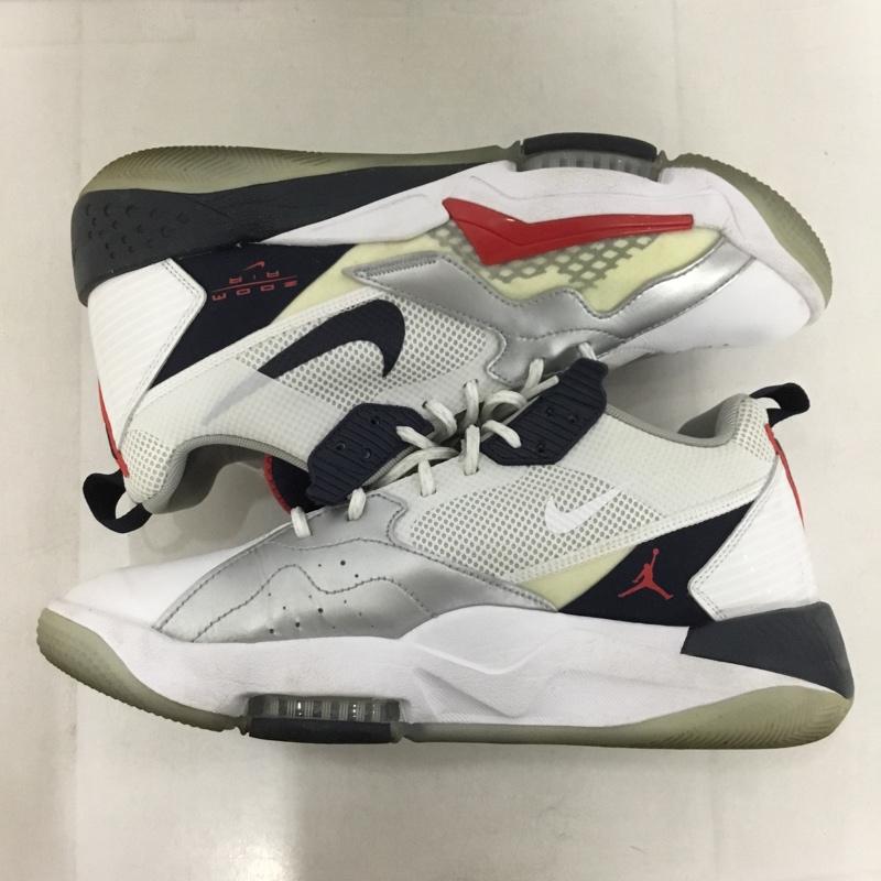 ナイキ NIKE スニーカー スニーカー CK9183 101 JORDAN ZOOM 92 29cm 29.0cm ロゴ、文字 白 / ホワイト / X 紺 / ネイビー / X 赤 / レッド /  メンズ USED 古着 中古 10145600