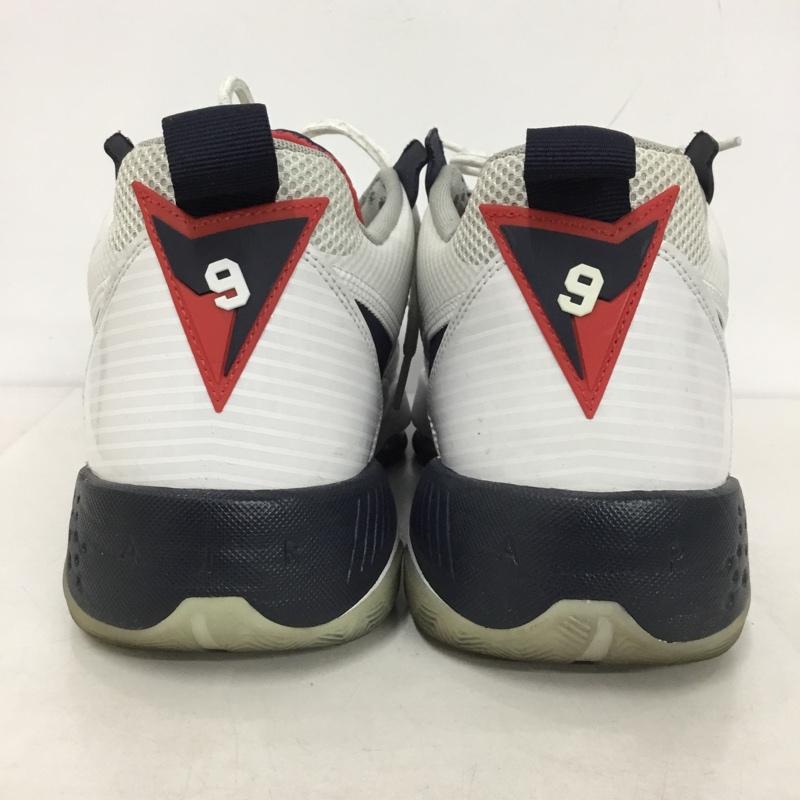 ナイキ NIKE スニーカー スニーカー CK9183 101 JORDAN ZOOM 92 29cm 29.0cm ロゴ、文字 白 / ホワイト / X 紺 / ネイビー / X 赤 / レッド /  メンズ USED 古着 中古 10145600