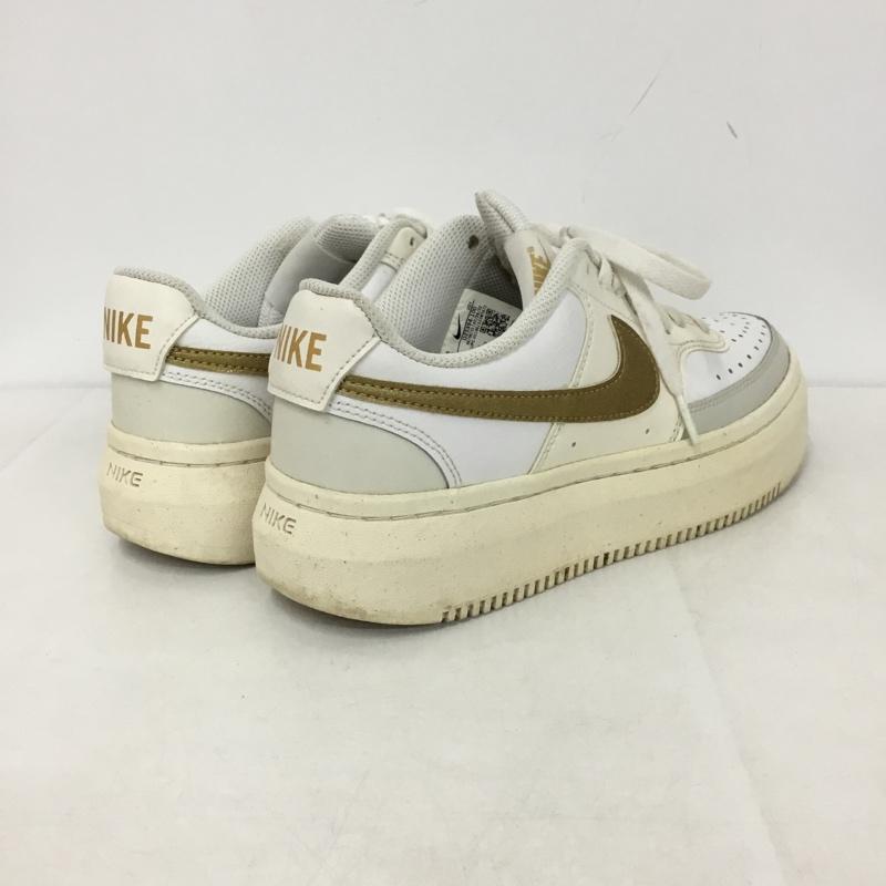 ナイキ NIKE スニーカー スニーカー DZ5394 100 W COURT VISION ALTA 25.5cm 25.5cm ロゴ、文字 白 / ホワイト / X 金 / ゴールド /  メンズ USED 古着 中古 10145602