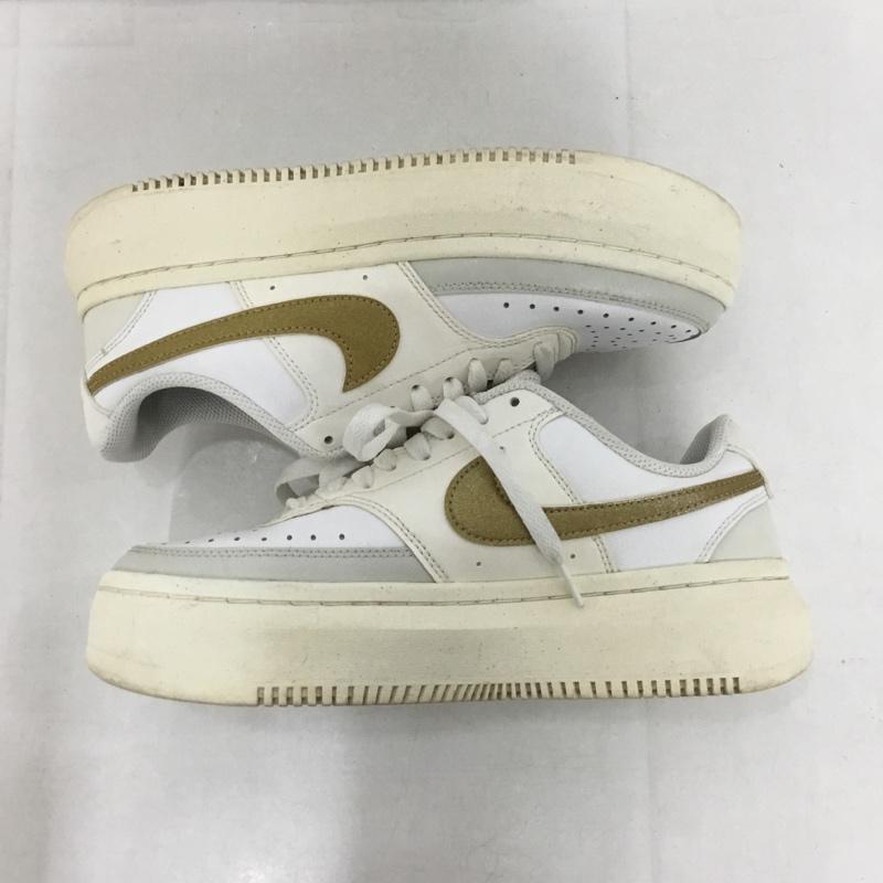 ナイキ NIKE スニーカー スニーカー DZ5394 100 W COURT VISION ALTA 25.5cm 25.5cm ロゴ、文字 白 / ホワイト / X 金 / ゴールド /  メンズ USED 古着 中古 10145602