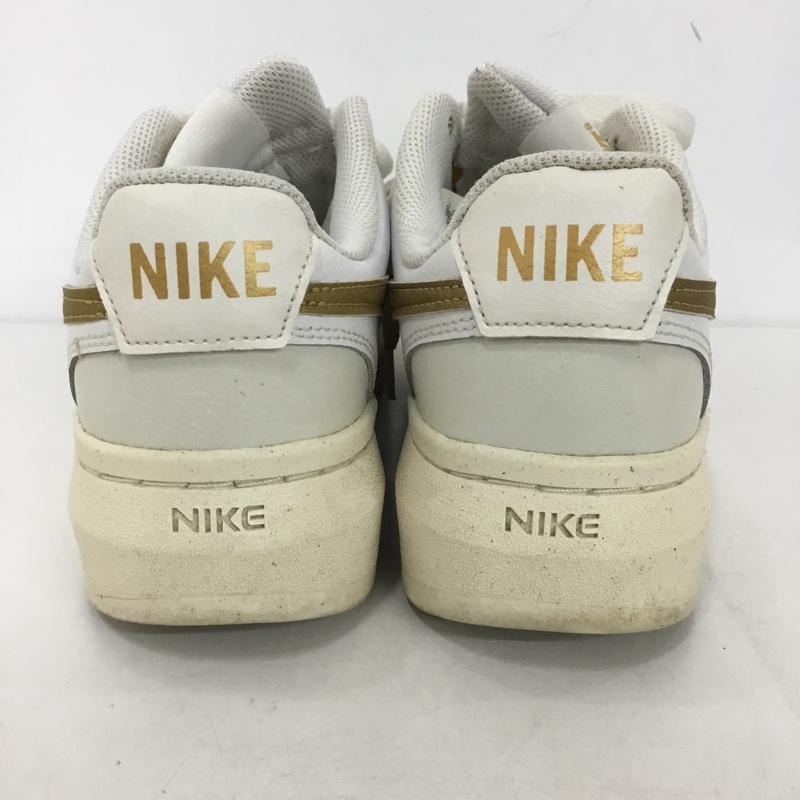 ナイキ NIKE スニーカー スニーカー DZ5394 100 W COURT VISION ALTA 25.5cm 25.5cm ロゴ、文字 白 / ホワイト / X 金 / ゴールド /  メンズ USED 古着 中古 10145602