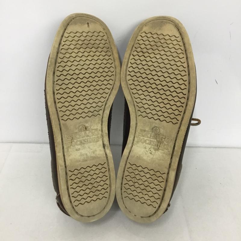 セバコ SEBAGO カジュアルシューズ カジュアルシューズ 540655S デッキシューズ ワンポイント ダークブラウン / ダークブラウン /  メンズ USED 古着 中古 10145603