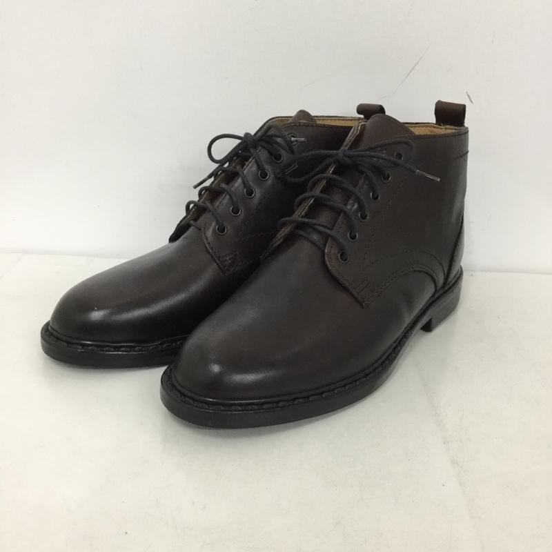 エディーバウアー Eddie Bauer ブーツ ショートブーツ レースアップ 7.5 無地 ダークブラウン / ダークブラウン /  メンズ USED 古着 中古 10145606