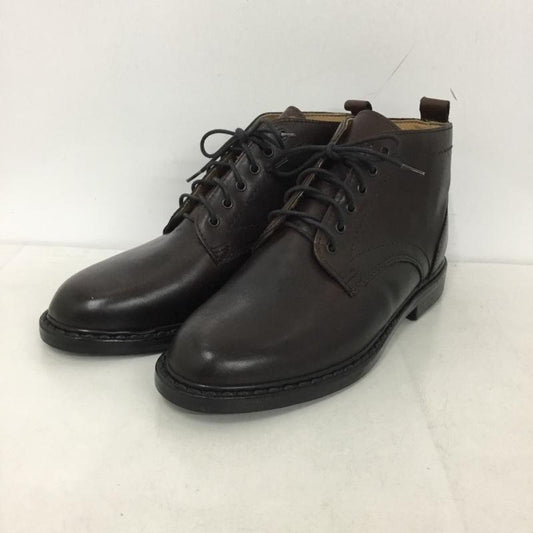 エディーバウアー Eddie Bauer ブーツ ショートブーツ レースアップ 7.5 無地 ダークブラウン / ダークブラウン /  メンズ USED 古着 中古 10145606