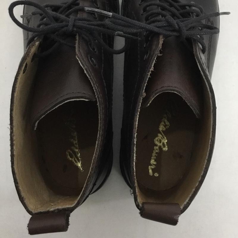 エディーバウアー Eddie Bauer ブーツ ショートブーツ レースアップ 7.5 無地 ダークブラウン / ダークブラウン /  メンズ USED 古着 中古 10145606