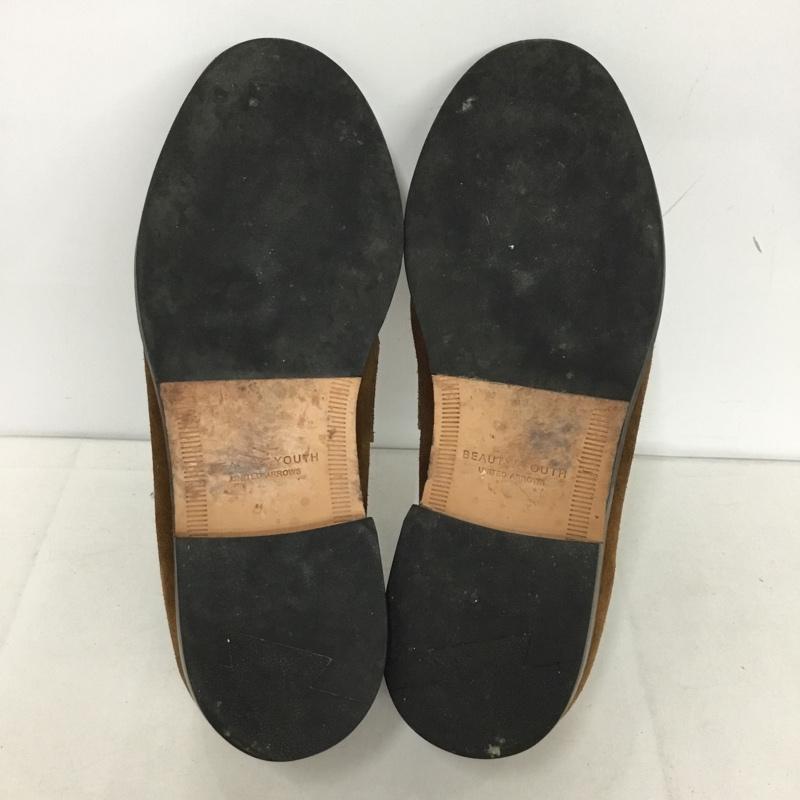 ビューティアンドユースユナイテッドアローズ BEAUTY&YOUTH UNITED ARROWS ローファー ローファー コインローファー 26.5cm 26.5cm 無地 茶 / ブラウン /  メンズ USED 古着 中古 10145615