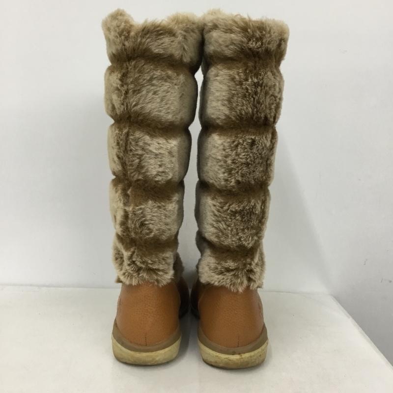 ティンバーランド Timberland ブーツ ロングブーツ 84379 6.5 ワンポイント 茶 / ブラウン /  レディース USED 古着 中古 10145622