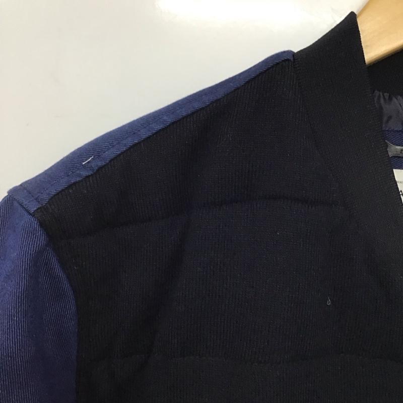 ザラメン ZARA MAN ジャケット、上着 ジャケット、ブレザー ジップアップジャケット ダウンジャケット アウター L 無地 紺 / ネイビー / X インディゴ / インディゴ /  メンズ USED 古着 中古 10145631