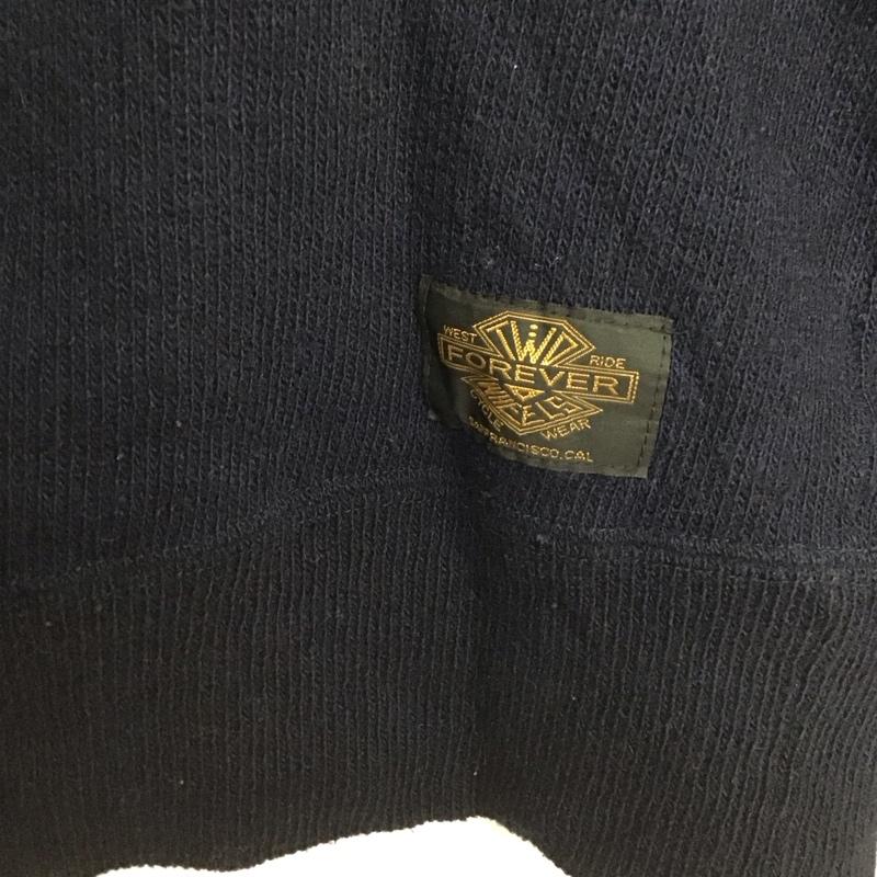 ウエストライド WESTRIDE ニット、セーター 長袖 38 無地 紺 / ネイビー /  メンズ USED 古着 中古 10145634