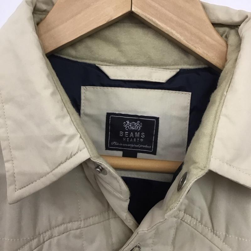 ビームス ハート BEAMS HEART ジャケット、上着 ジャケット、ブレザー カジュアルジャケット アウター カラージャケット S 無地 ベージュ / ベージュ /  メンズ USED 古着 中古 10145635