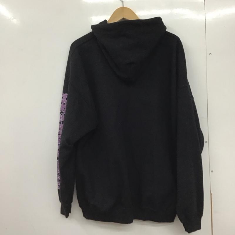 ヘッドグーニー HEADGOONIE パーカー 長袖 XL プリント 黒 / ブラック /  メンズ USED 古着 中古 10145647