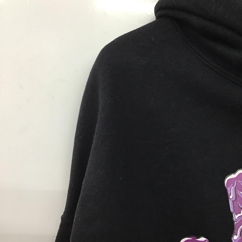ヘッドグーニー HEADGOONIE パーカー 長袖 XL プリント 黒 / ブラック /  メンズ USED 古着 中古 10145647