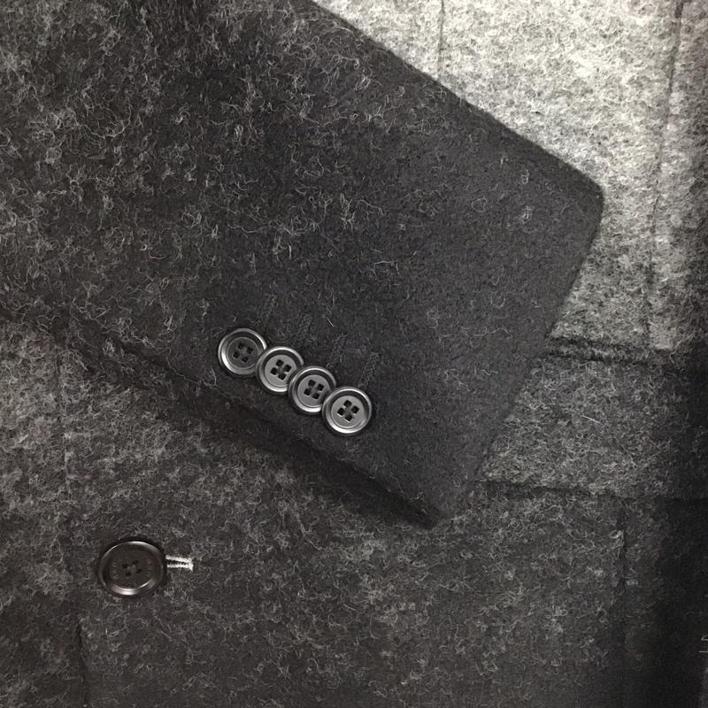 アルマーニエクスチェンジ ARMANI EXCHANGE コート コート一般 ロングジャケット アウター ロングコート XS 無地 灰 / グレー /  メンズ USED 古着 中古 10145672