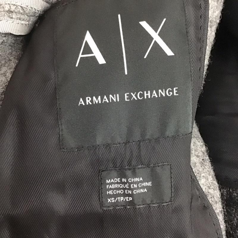 アルマーニエクスチェンジ ARMANI EXCHANGE コート コート一般 ロングジャケット アウター ロングコート XS 無地 灰 / グレー /  メンズ USED 古着 中古 10145672