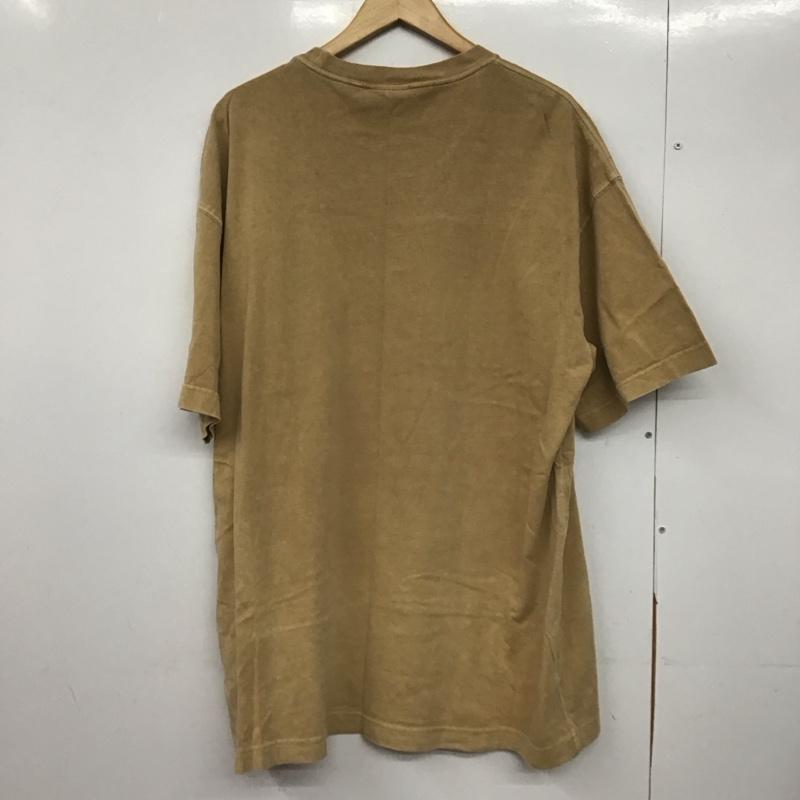 カーハート Carhartt Tシャツ 半袖 半袖カットソー プリントTシャツ クルーネックカットソー XL ロゴ、文字 ベージュ / ベージュ /  メンズ USED 古着 中古 10145679