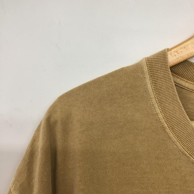 カーハート Carhartt Tシャツ 半袖 半袖カットソー プリントTシャツ クルーネックカットソー XL ロゴ、文字 ベージュ / ベージュ /  メンズ USED 古着 中古 10145679