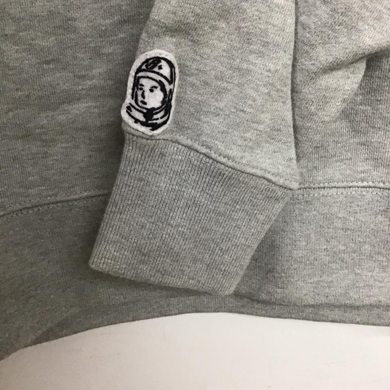 ビリオネア・ボーイズ・クラブ BILLIONAIRE BOYS CLUB トレーナー 長袖 長袖トレーナー スウェット クルーネック プルオーバー S ロゴ、文字 灰 / グレー /  メンズ USED 古着 中古 10145694