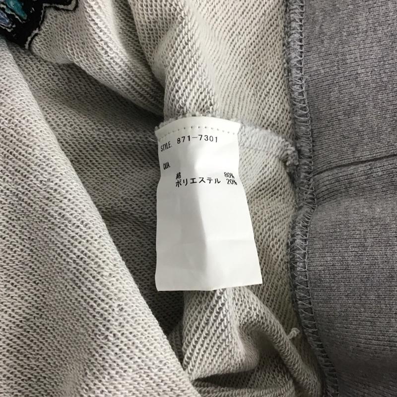 ビリオネア・ボーイズ・クラブ BILLIONAIRE BOYS CLUB トレーナー 長袖 長袖トレーナー スウェット クルーネック プルオーバー S ロゴ、文字 灰 / グレー /  メンズ USED 古着 中古 10145694