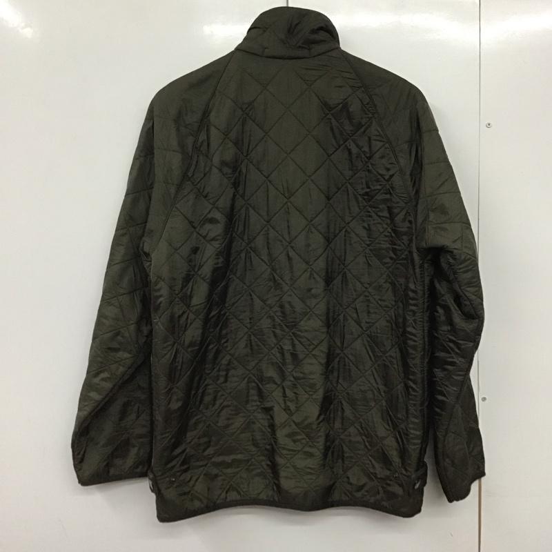 バーブァー Barbour ジャケット、上着 ジャケット、ブレザー ジップアップジャケット キルティングジャケット アウター ロゴ、文字 カーキ / カーキ /  メンズ USED 古着 中古 10145738