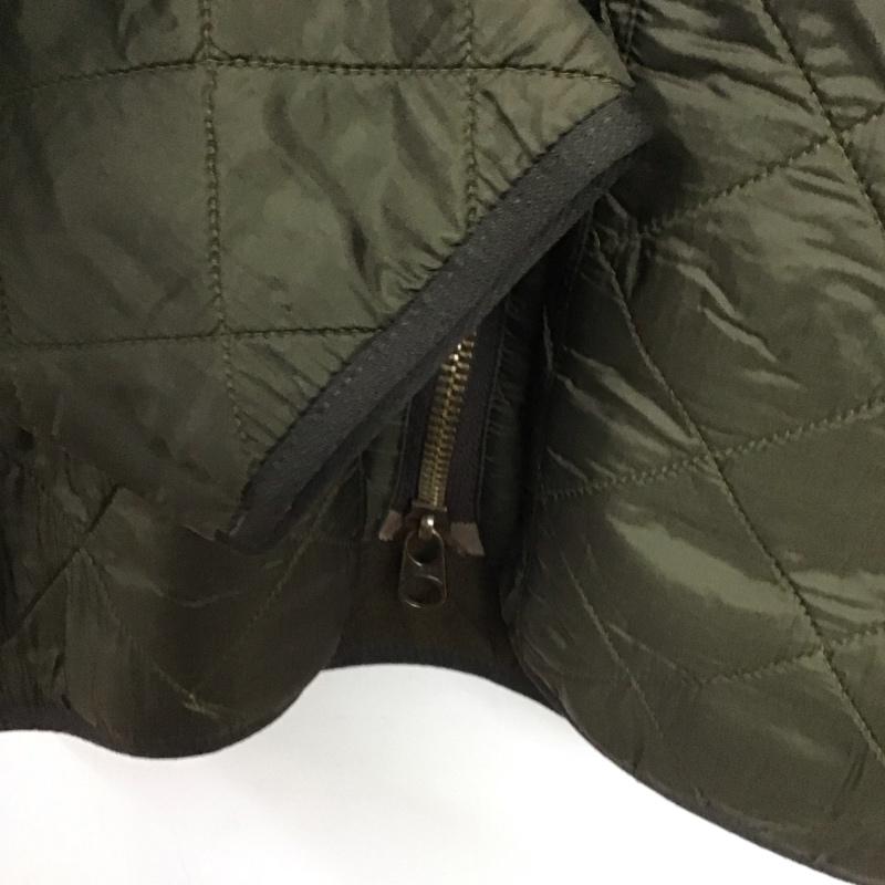 バーブァー Barbour ジャケット、上着 ジャケット、ブレザー ジップアップジャケット キルティングジャケット アウター ロゴ、文字 カーキ / カーキ /  メンズ USED 古着 中古 10145738