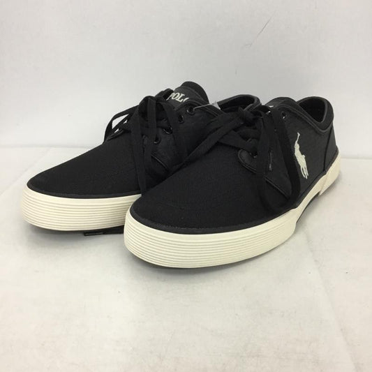 ポロラルフローレン POLO RALPH LAUREN スニーカー スニーカー 0200001087 10D ロゴ、文字 黒 / ブラック /  メンズ USED 古着 中古 10145775