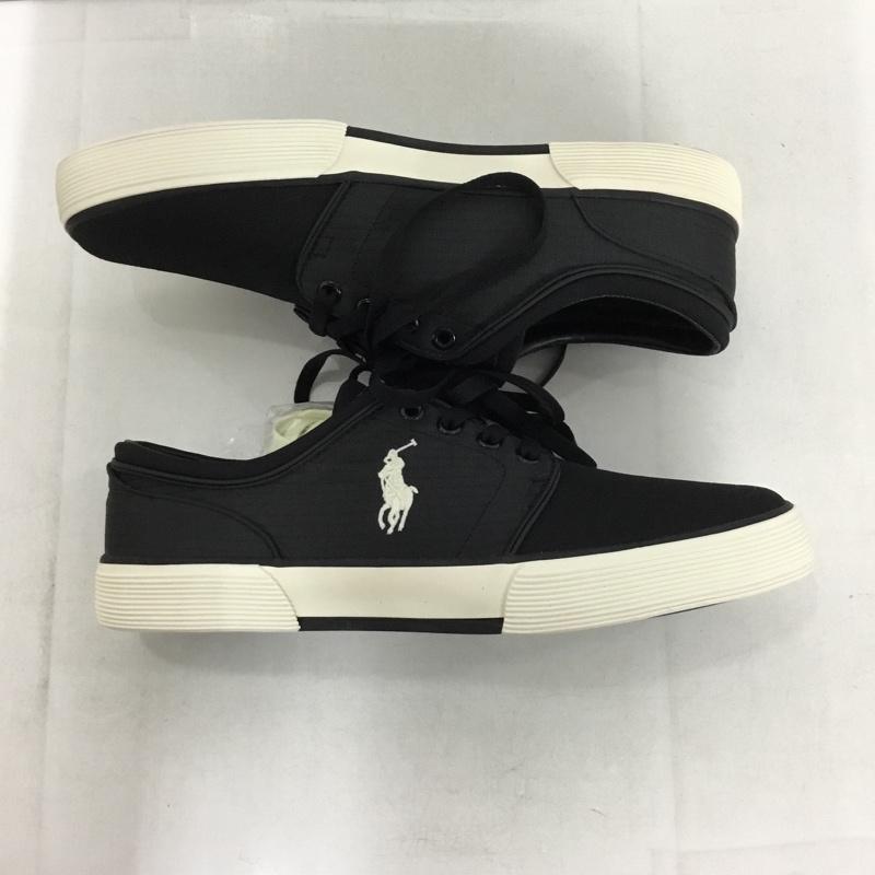 ポロラルフローレン POLO RALPH LAUREN スニーカー スニーカー 0200001087 10D ロゴ、文字 黒 / ブラック /  メンズ USED 古着 中古 10145775