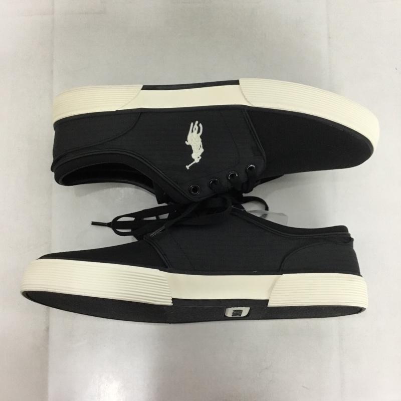 ポロラルフローレン POLO RALPH LAUREN スニーカー スニーカー 0200001087 10D ロゴ、文字 黒 / ブラック /  メンズ USED 古着 中古 10145775