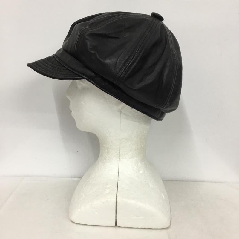 ニューヨークハット NEW YORK HAT 帽子 キャップ キャスケット 無地 黒 / ブラック /  メンズ USED 古着 中古 10145778