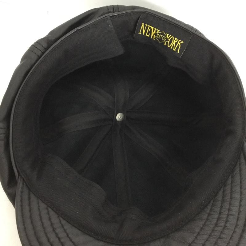 ニューヨークハット NEW YORK HAT 帽子 キャップ キャスケット 無地 黒 / ブラック /  メンズ USED 古着 中古 10145778