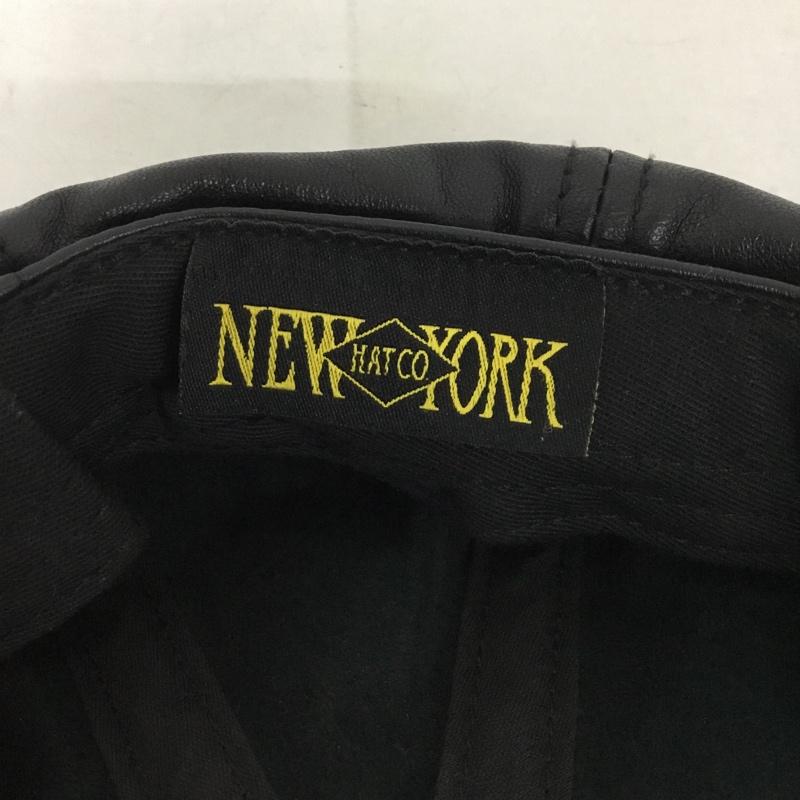 ニューヨークハット NEW YORK HAT 帽子 キャップ キャスケット 無地 黒 / ブラック /  メンズ USED 古着 中古 10145778