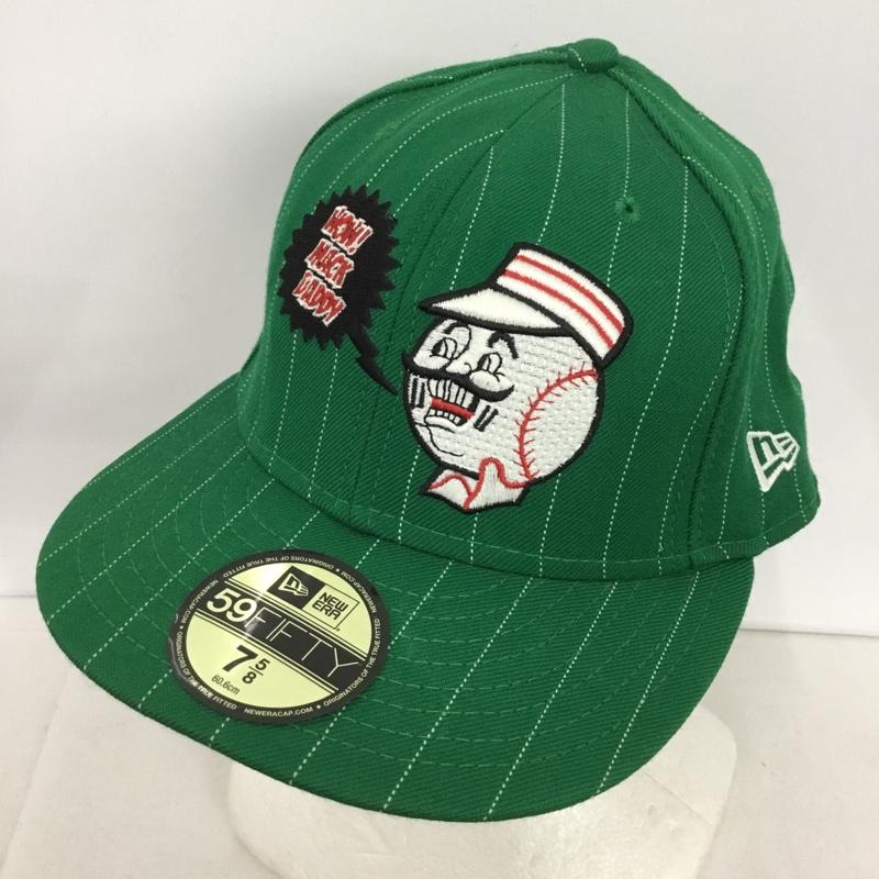 ニューエラ NEW ERA 帽子 キャップ MACKDADDY　Cooperstown 59FIFTY 60.6cm 刺繍 緑 / グリーン /  メンズ USED 古着 中古 10145780