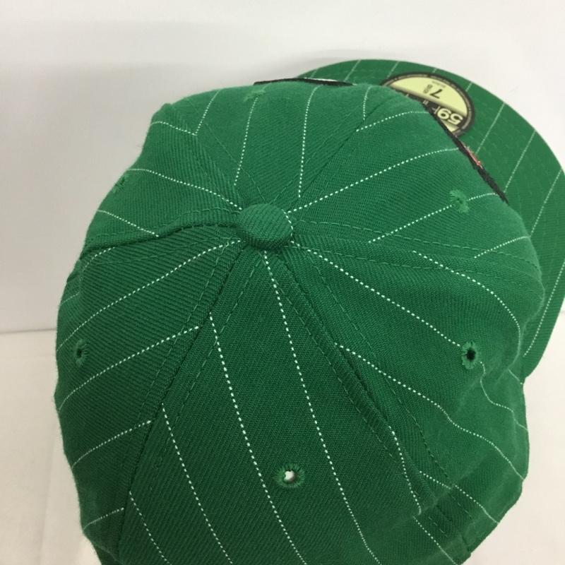 ニューエラ NEW ERA 帽子 キャップ MACKDADDY　Cooperstown 59FIFTY 60.6cm 刺繍 緑 / グリーン /  メンズ USED 古着 中古 10145780