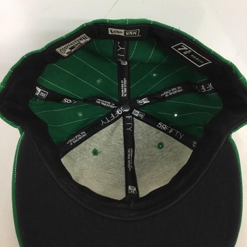 ニューエラ NEW ERA 帽子 キャップ MACKDADDY　Cooperstown 59FIFTY 60.6cm 刺繍 緑 / グリーン /  メンズ USED 古着 中古 10145780