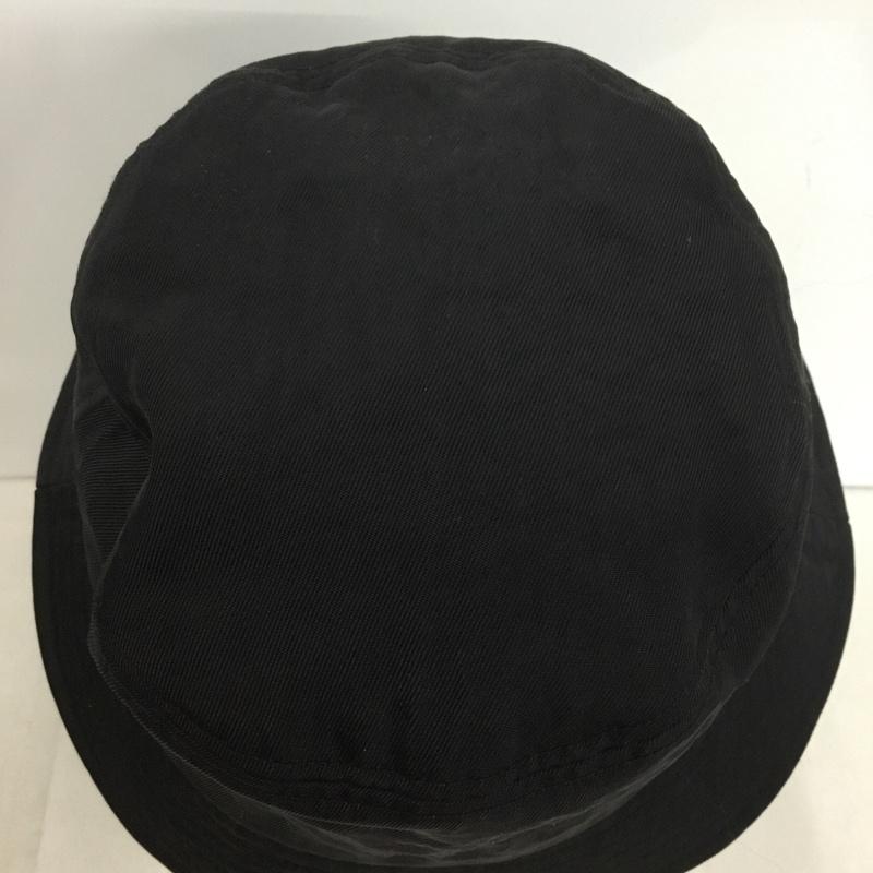 ランバン LANVIN 帽子 ハット VG5SCP71M ナイロンツイルハット FREE ロゴ、文字 黒 / ブラック /  メンズ USED 古着 中古 10145781