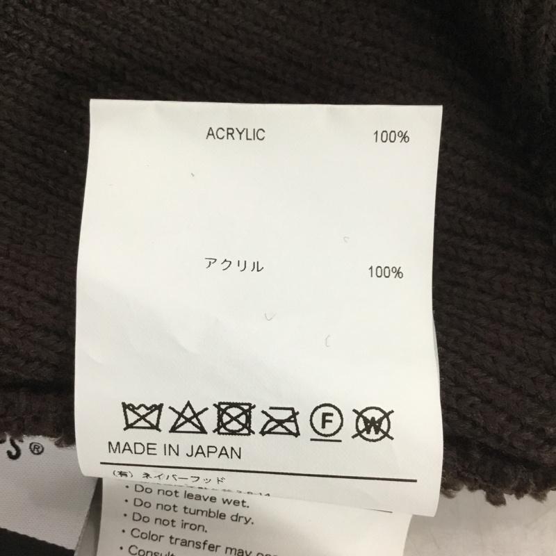 ダブルタップス WTAPS 帽子 ニット帽 242MADT-HT04 ビーニー ロゴ、文字 ダークブラウン / ダークブラウン /  メンズ USED 古着 中古 10145791