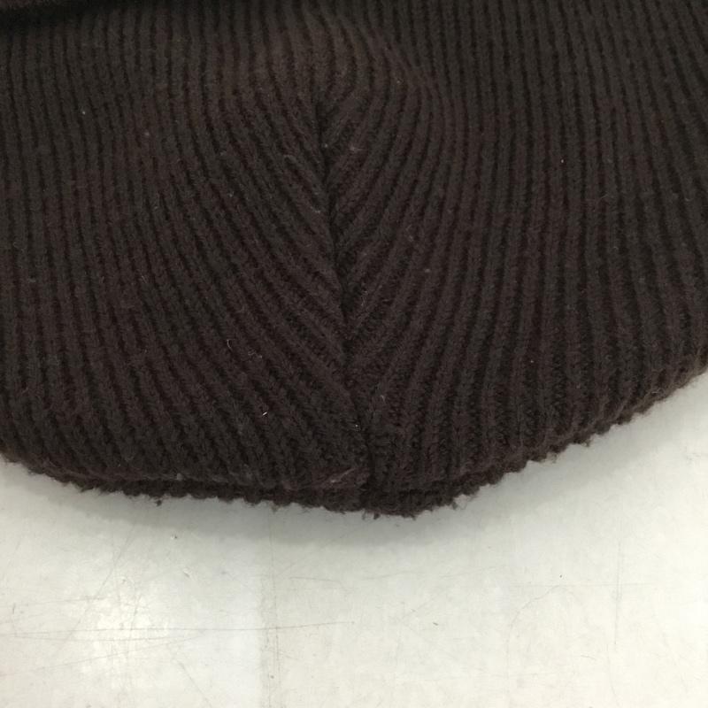ダブルタップス WTAPS 帽子 ニット帽 242MADT-HT04 ビーニー ロゴ、文字 ダークブラウン / ダークブラウン /  メンズ USED 古着 中古 10145791