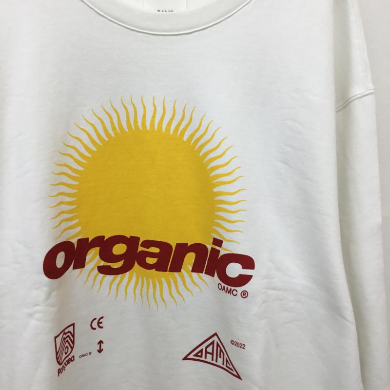 オーエーエムシー OAMC トレーナー 長袖 XL ロゴ、文字 白 / ホワイト /  メンズ USED 古着 中古 10145803