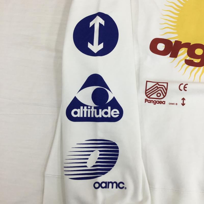 オーエーエムシー OAMC トレーナー 長袖 XL ロゴ、文字 白 / ホワイト /  メンズ USED 古着 中古 10145803
