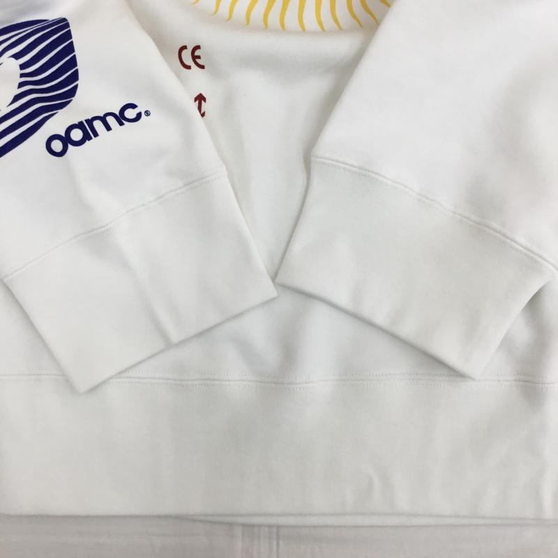 オーエーエムシー OAMC トレーナー 長袖 XL ロゴ、文字 白 / ホワイト /  メンズ USED 古着 中古 10145803