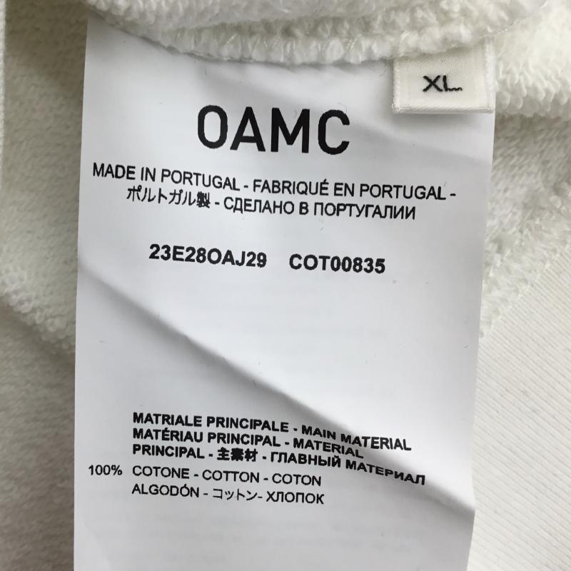 オーエーエムシー OAMC トレーナー 長袖 XL ロゴ、文字 白 / ホワイト /  メンズ USED 古着 中古 10145803