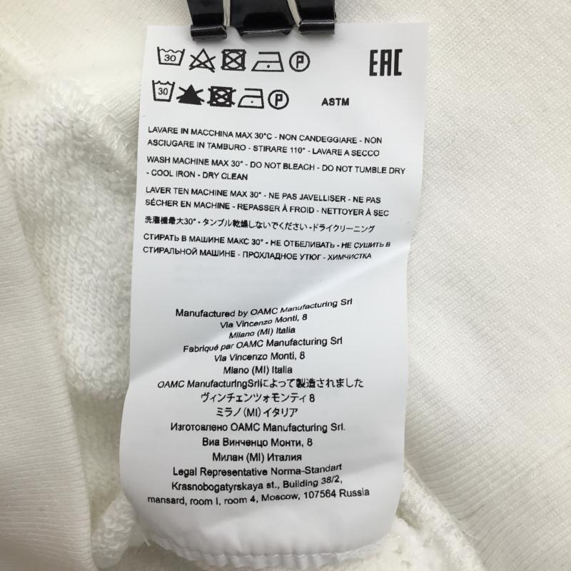 オーエーエムシー OAMC トレーナー 長袖 XL ロゴ、文字 白 / ホワイト /  メンズ USED 古着 中古 10145803