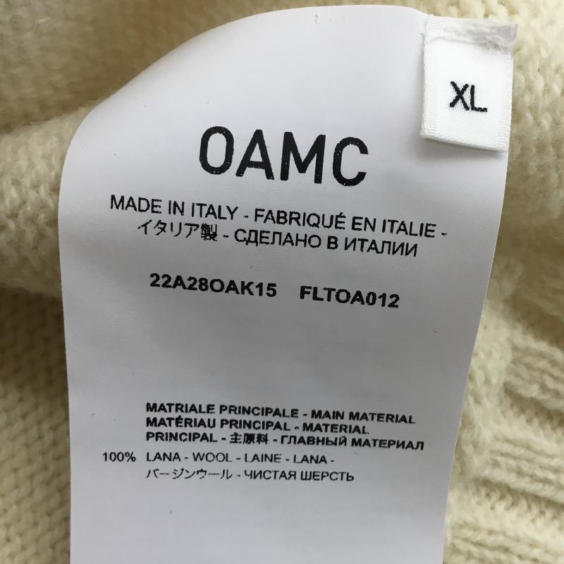 オーエーエムシー OAMC ニット、セーター 長袖 XL ロゴ、文字 オフホワイト / オフホワイト /  メンズ USED 古着 中古 10145804
