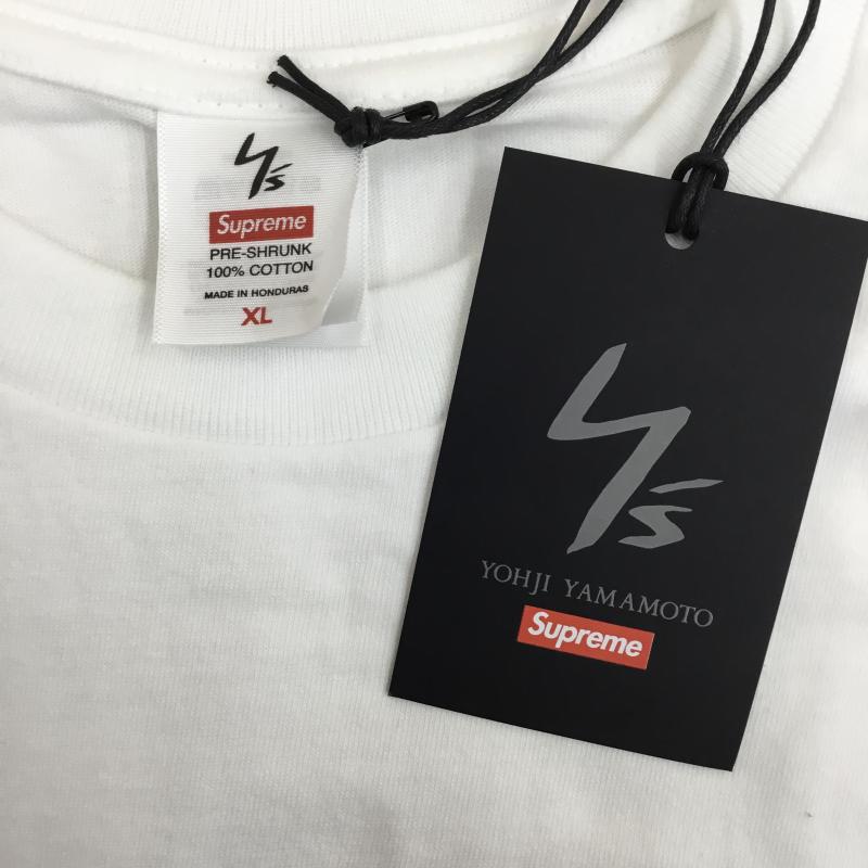 シュプリーム Supreme Tシャツ 半袖 Y s ヨウジヤマモト　Star Tee XL ロゴ、文字 白 / ホワイト /  メンズ USED 古着 中古 10145815