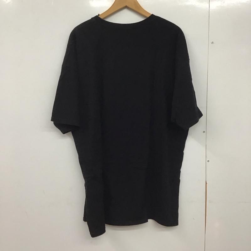 ハードロックカフェ HARD ROCK CAFE Tシャツ 半袖 半袖カットソー プリントTシャツ クルーネックカットソー XXL ロゴ、文字 黒 / ブラック /  メンズ USED 古着 中古 10145825